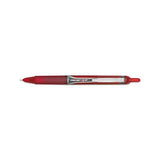 Precise V5rt Retractable Roller Ball Pen, Extra-fine 0.5mm, Red Ink, Red Barrel