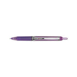 Precise V5rt Retractable Roller Ball Pen, 0.5mm, Purple Ink-barrel