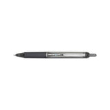 Precise V7rt Retractable Roller Ball Pen, Fine 0.7mm, Black Ink, Black Barrel