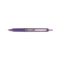 Precise V7rt Retractable Roller Ball Pen, Fine 0.7mm, Purple Ink, Purple Barrel