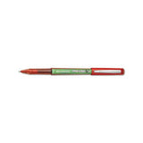 Precise V5 Begreen Stick Roller Ball Pen, 0.5mm, Red Ink-barrel, Dozen