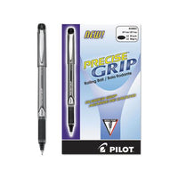 Precise Grip Stick Roller Ball Pen, Extra-fine 0.5mm, Black Ink, Black Barrel