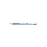 Better Retractable Ballpoint Pen, Fine 0.7mm, Blue Ink, Translucent Blue Barrel, Dozen
