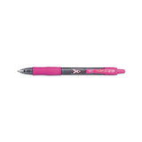 G2 Premium Breast Cancer Awareness Retractable Gel Pen, 0.7mm, Black Ink, Dozen