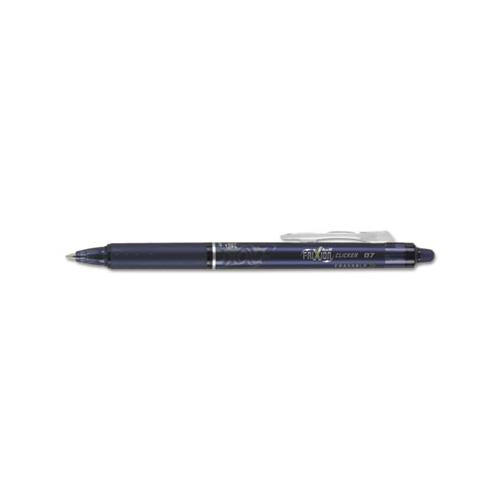 Frixion Clicker Erasable Retractable Gel Pen, Fine 0.7 Mm, Navy Ink, Navy Barrel