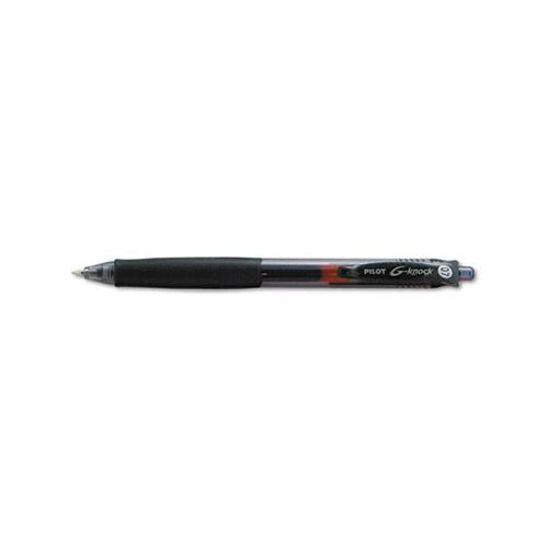 G-knock Begreen Retractable Gel Pen, Fine 0.7mm, Black Ink-barrel, Dozen