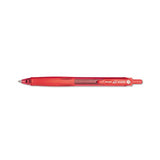 G-knock Begreen Retractable Gel Pen, Fine 0.7mm, Red Ink-barrel, Dozen