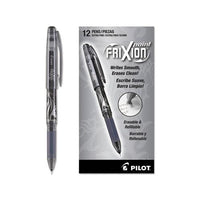 Frixion Point Erasable Stick Gel Pen, Extra-fine 0.5mm, Black Ink, Black Barrel