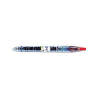 B2p Bottle-2-pen Recycled Retractable Gel Pen, 0.7mm, Red Ink, Translucent Blue Barrel