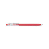Frixion Colorsticks Erasable Stick Gel Pen, Fine 0.7mm, Red Ink-barrel, Dozen