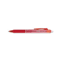 Frixion Clicker Erasable Retractable Gel Pen, 0.5 Mm, Red Ink-barrel, Dozen