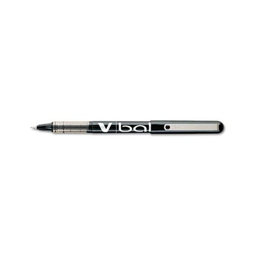 Vball Liquid Ink Stick Roller Ball Pen, Fine 0.7mm, Black Ink-barrel, Dozen