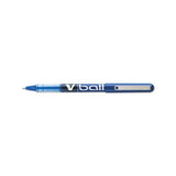 Vball Liquid Ink Stick Roller Ball Pen, 0.5mm, Blue Ink-barrel, Dozen