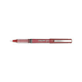 Precise V7 Stick Roller Ball Pen, Fine 0.7mm, Red Ink-barrel, Dozen