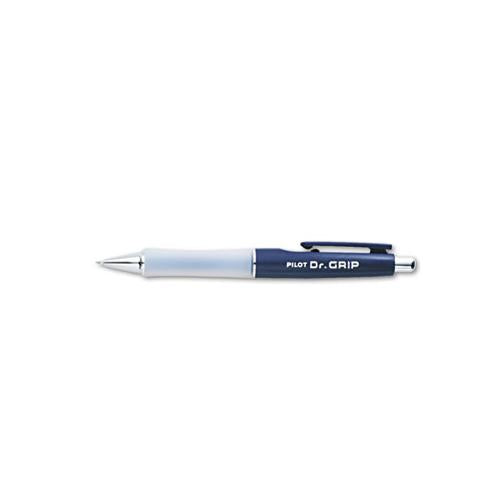Dr. Grip Retractable Ballpoint Pen, Medium 1mm, Blue Ink, Navy Barrel