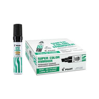 Jumbo Refillable Permanent Marker, Broad Chisel Tip, Black
