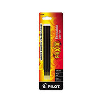 Refill For Pilot Frixion Erasable, Frixion Ball, Frixion Clicker And Frixion Lx Gel Ink Pens, Fine Point, Black Ink, 3-pack