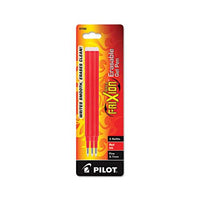 Refill For Pilot Frixion Erasable, Frixion Ball, Frixion Clicker And Frixion Lx Gel Ink Pens, Fine Point, Red Ink, 3-pack