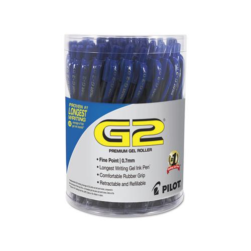 G2 Premium Retractable Gel Pen, Fine 0.7 Mm, Blue Ink-barrel, 36-pack