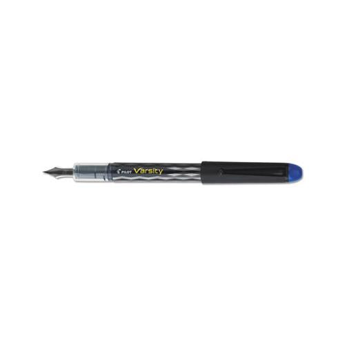 Varsity Fountain Pen, Medium 1mm, Blue Ink, Gray Pattern Wrap Barrel