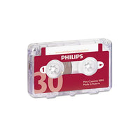 Audio & Dictation Mini Cassette, 30 Minutes (15 X 2), 10-pack