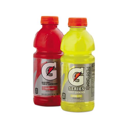 G-series Perform 02 Thirst Quencher Fruit Punch, 20 Oz Bottle, 24-carton