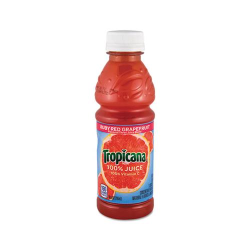 100% Juice, Ruby Red Grapefruit, 10oz Bottle, 24-carton