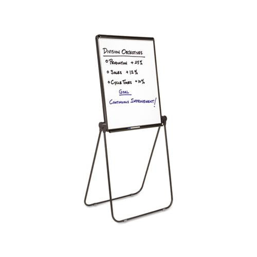 Ultima Presentation Easel, 27 X 34, White Surface, Black Frame