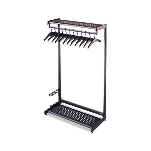 Rack,coat,24"snglside,bk