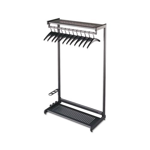 Rack,coat,36",snglside,bk