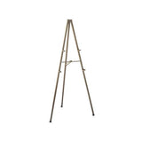 Tripod Display Easel, 72" High, Steel, Bronze