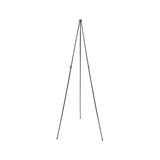 Full Size Instant Easel, 62-3-8" Maximum Height, Steel, Black