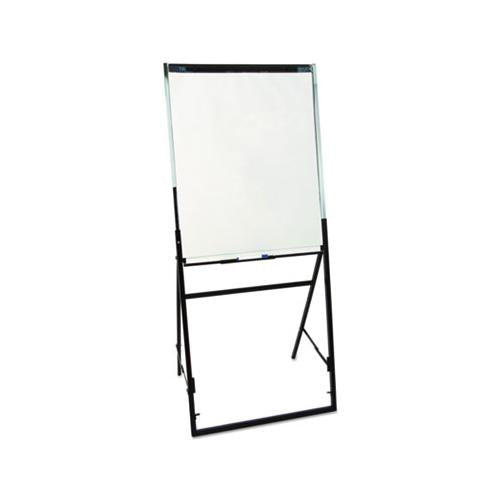 Futura Dry Erase Presentation Easel, Melamine, 26 X 35, White, Black Frame