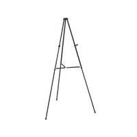 Lightweight Telescoping Tripod Easel, Adjusts 38" To 66" High, Aluminum, Black