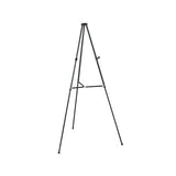 Lightweight Telescoping Tripod Easel, Adjusts 38" To 66" High, Aluminum, Black