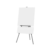 Aluminum Heavy-duty Display Easel, 38" To 66" High, Aluminum, Black