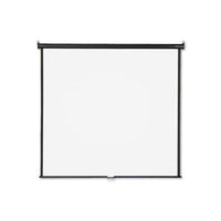 Wall Or Ceiling Projection Screen, 70 X 70, White Matte, Black Matte Casing