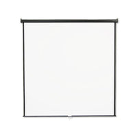 Wall Or Ceiling Projection Screen, 84 X 84, White Matte, Black Matte Casing
