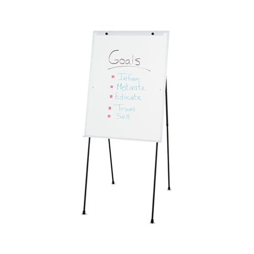 Dry-erase Steel Easel, Melamine, 29 X 40, White, Aluminum Frame