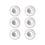 Glass Magnets, Large, 0.45" Dia, Clear, 6-pack