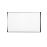 Magnetic Dry-erase Board, Steel, 18 X 30, White Surface, Silver Aluminum Frame