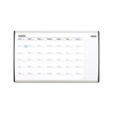 Magnetic Dry-erase Calendar, 18 X 30, White Surface, Silver Aluminum Frame