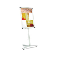 Improv Lobby Clip-frame Pedestal Sign, 18 X 24 Frame, 54" High, Aluminum