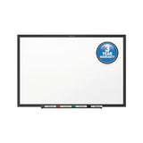 Classic Series Total Erase Dry Erase Board, 36 X 24, White Surface, Black Frame