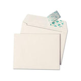 Greeting Card-invitation Envelope, A-4, Square Flap, Redi-strip Closure, 4.5 X 6.25, White, 50-box