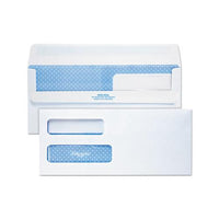 Double Window Redi-seal Security-tinted Envelope, #10, Commercial Flap, Redi-seal Closure, 4.13 X 9.5, White, 500-box