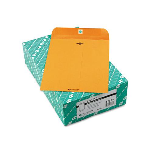 Clasp Envelope, #87, Cheese Blade Flap, Clasp-gummed Closure, 8.75 X 11.5, Brown Kraft, 100-box