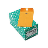 Clasp Envelope, #15, Cheese Blade Flap, Clasp-gummed Closure, 4 X 6.38, Brown Kraft, 100-box