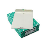 Clasp Envelope, #97, Cheese Blade Flap, Clasp-gummed Closure, 10 X 13, Executive Gray, 100-box
