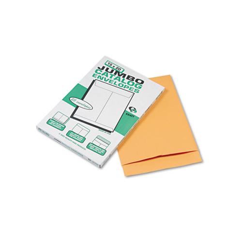 Jumbo Size Kraft Envelope, Fold Flap Closure, 15 X 20, Brown Kraft, 25-pack